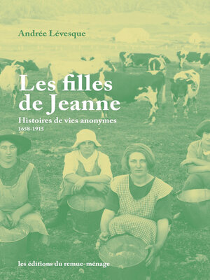 cover image of Les filles de Jeanne